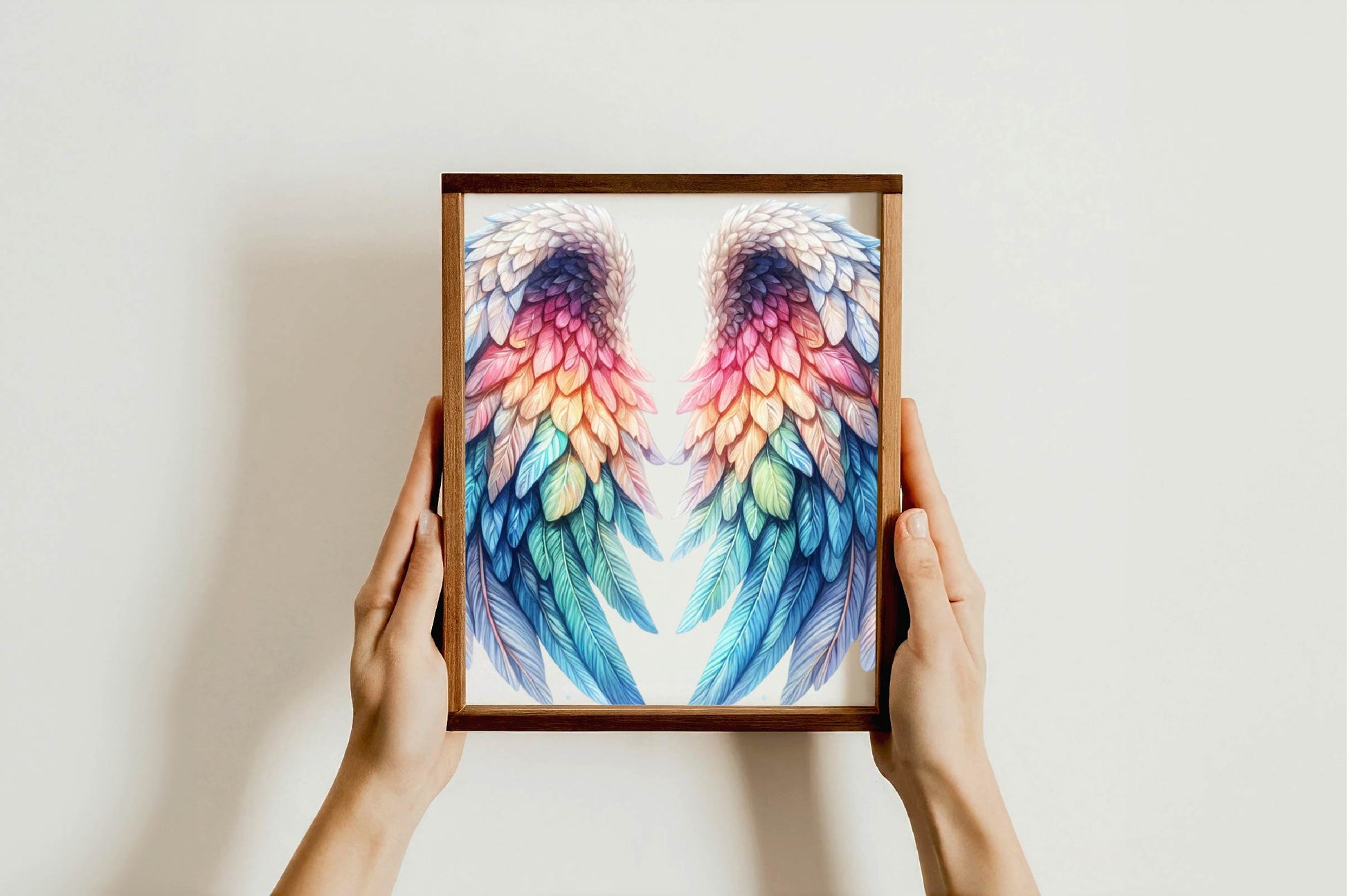 Colorful Angel Wings Clipart Bundle - CraftNest - Digital Crafting and Art