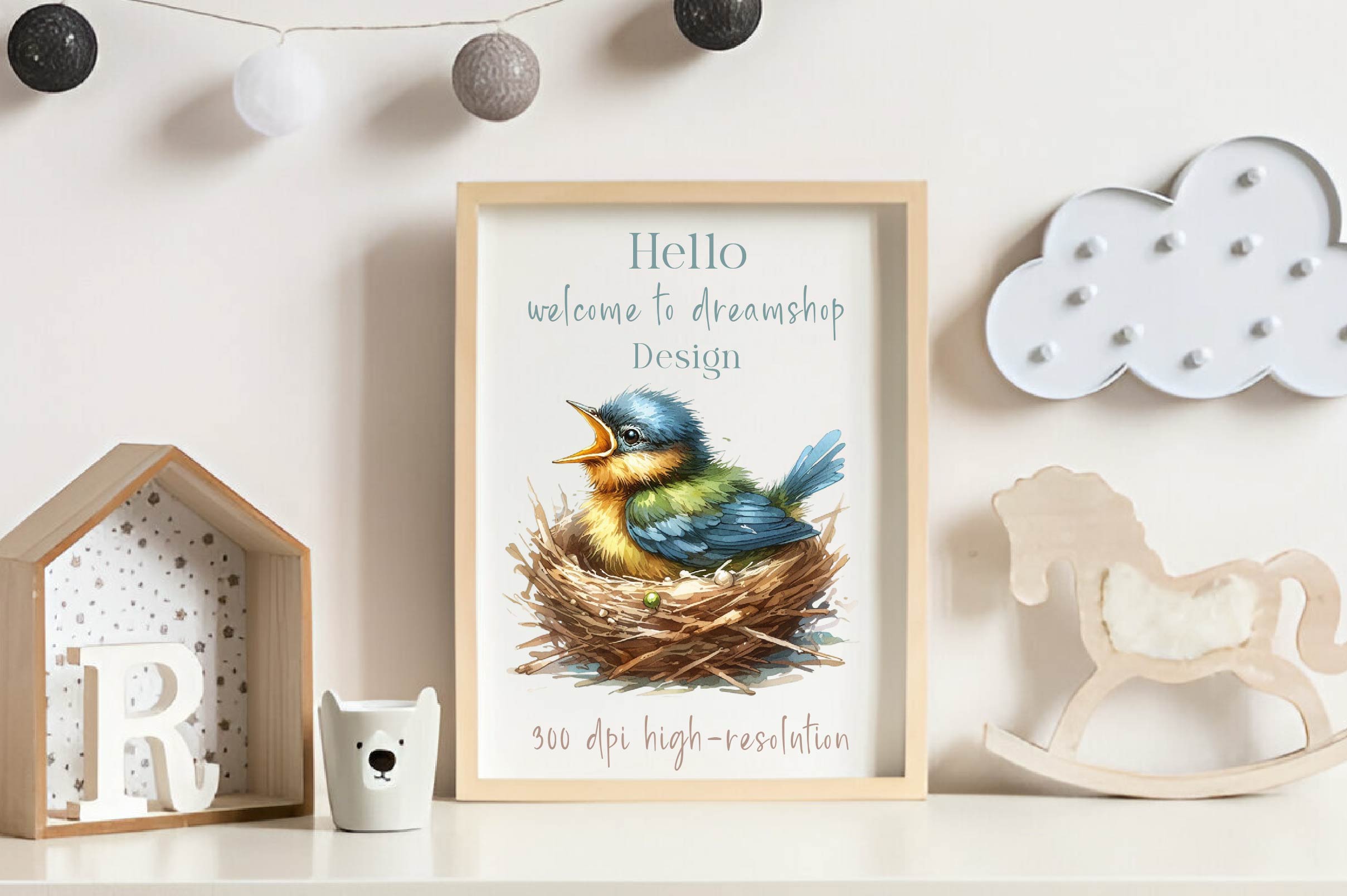 Bird Nest Clipart Bundle 1 - CraftNest - Digital Crafting and Art