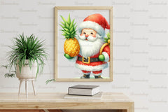 Santa Claus Christmas In July Clipart Bundle - CraftNest - Digital Crafting and Art