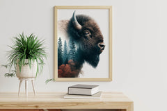 Double Exposure Woodland Animals Clipart Bundle - CraftNest - Digital Crafting and Art