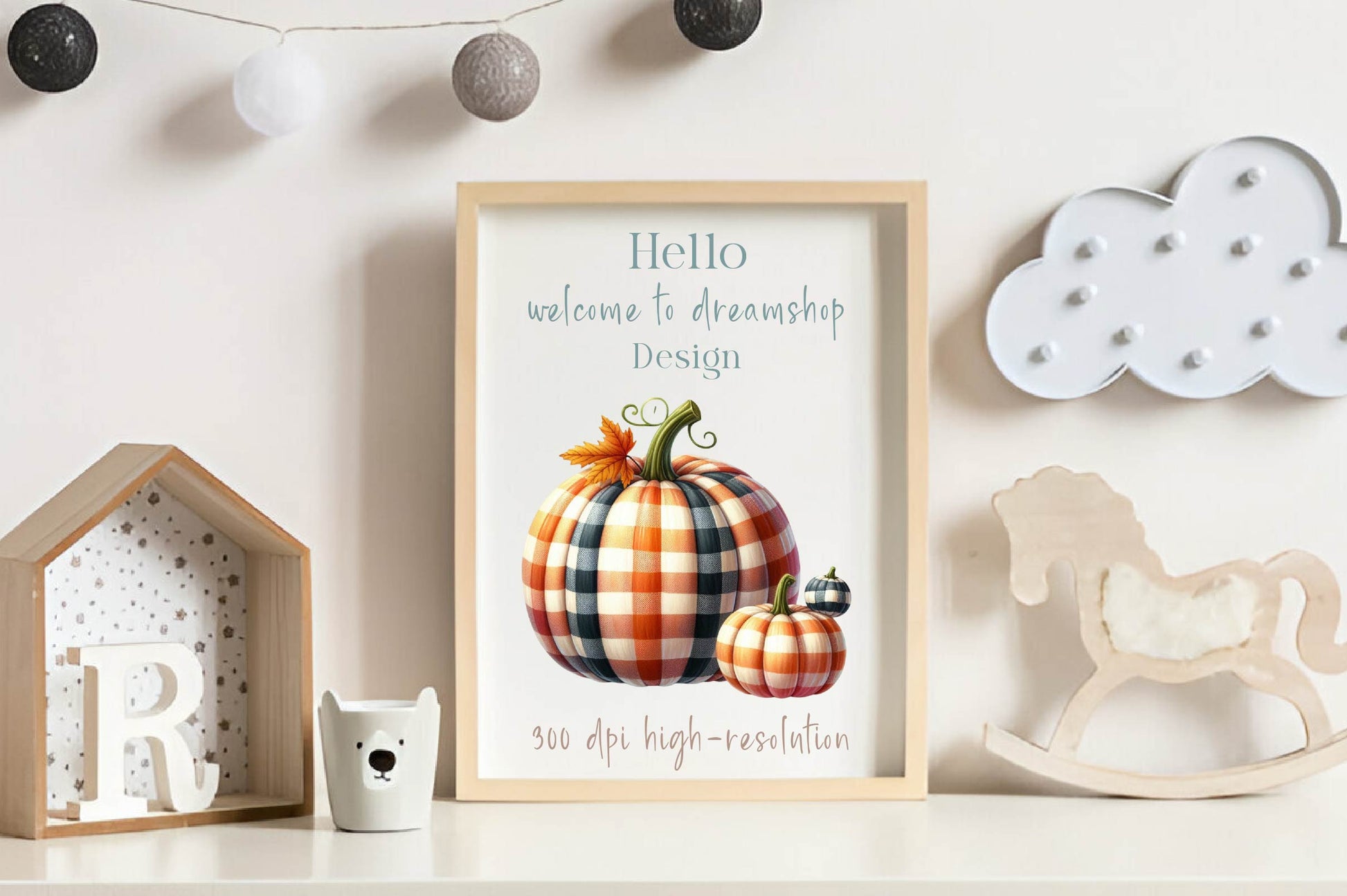 Checkered Pumpkin Clipart Bundle - CraftNest - Digital Crafting and Art