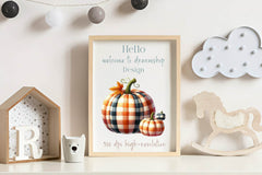 Checkered Pumpkin Clipart Bundle - CraftNest - Digital Crafting and Art