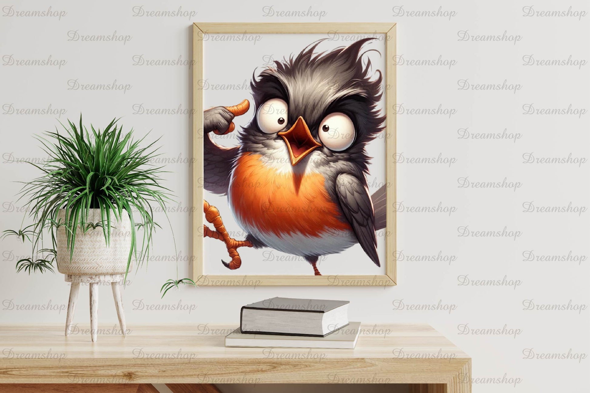 Funny American Robin Bird Clipart Bundle - CraftNest - Digital Crafting and Art