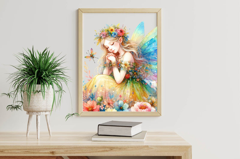 Cute Fairy Clipart Bundle - CraftNest - Digital Crafting and Art