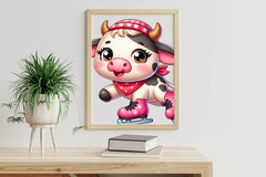 Baby Animals Skating Clipart Bundle - CraftNest - Digital Crafting and Art