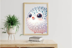 Puffer Fish Clipart Bundle - CraftNest - Digital Crafting and Art