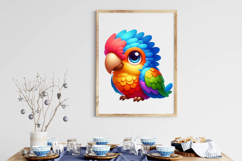 Baby Parot Clipart Bundle - CraftNest - Digital Crafting and Art