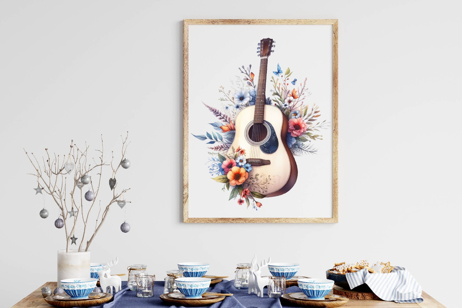 Floral Guitars Clipart Bundle - CraftNest - Digital Crafting and Art