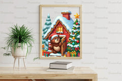 Christmas Wild Bears Clipart Bundle - CraftNest - Digital Crafting and Art