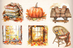 Autumn Clipart Bundle 3 - CraftNest - Digital Crafting and Art