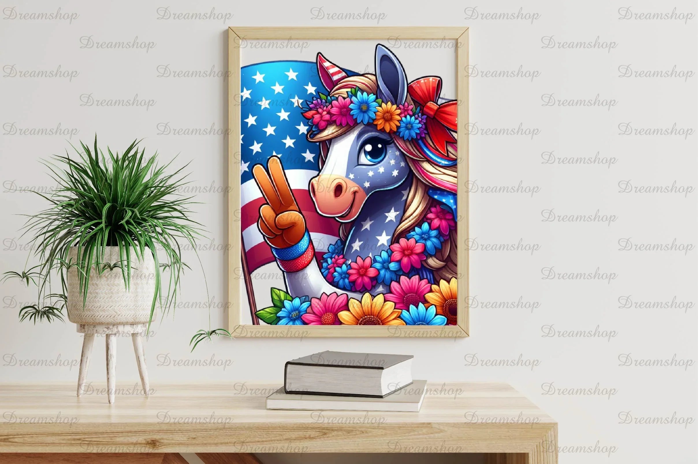 Patriot Animals Giving Peace Sign Clipart Bundle - CraftNest - Digital Crafting and Art