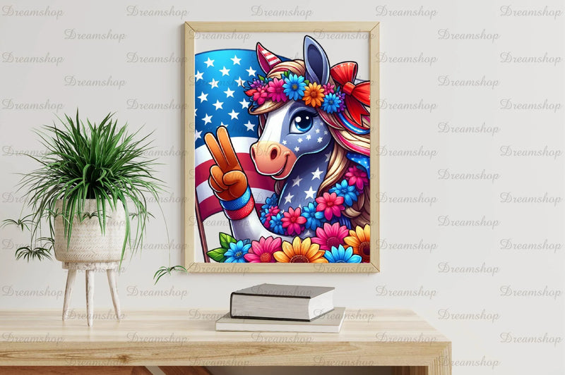 Patriot Animals Giving Peace Sign Clipart Bundle - CraftNest - Digital Crafting and Art