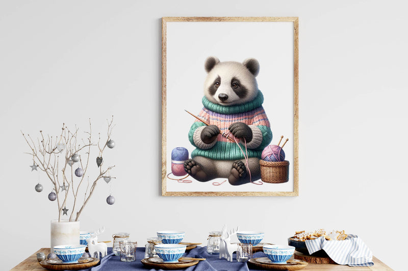 Animal Knitting A Sweater Clipart Bundle - CraftNest - Digital Crafting and Art