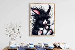 Creepy Black Bunny Clipart Bundle - CraftNest - Digital Crafting and Art