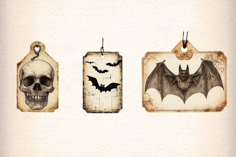 Gothic Vintage Old Tag Clipart Bundle - CraftNest - Digital Crafting and Art
