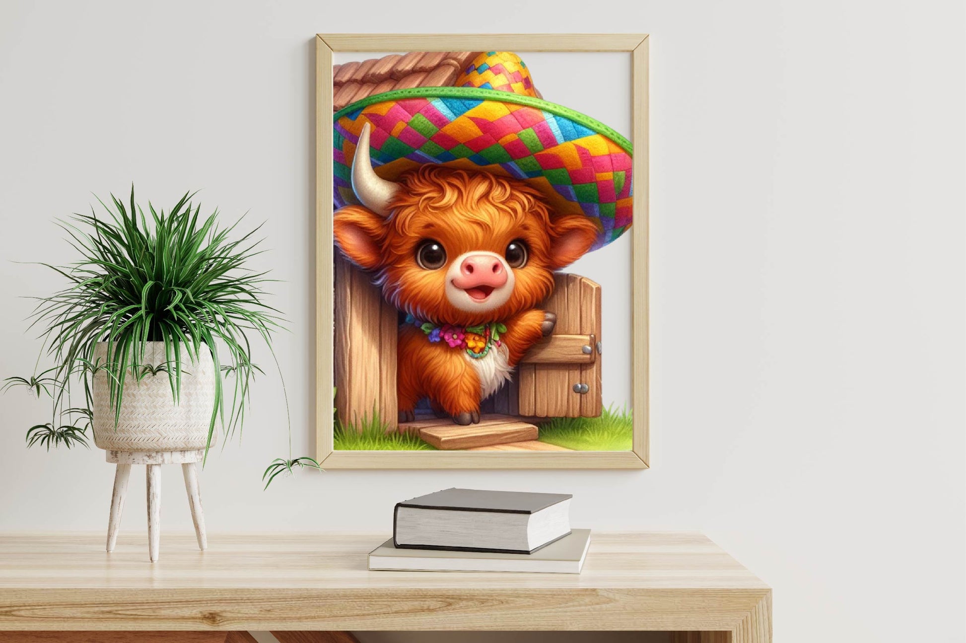 Cinco De Mayo Highland Cow Clipart Bundle 1 - CraftNest - Digital Crafting and Art