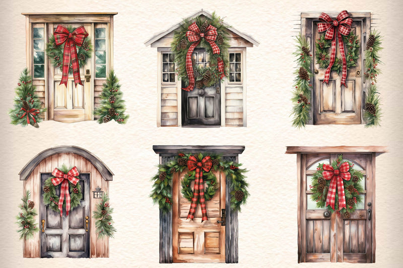 Christmas Cozy Window Clipart Bundle - CraftNest - Digital Crafting and Art