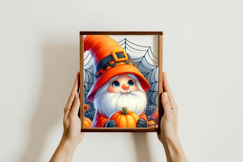Halloween Gnomes Set Clipart Bundle - CraftNest - Digital Crafting and Art