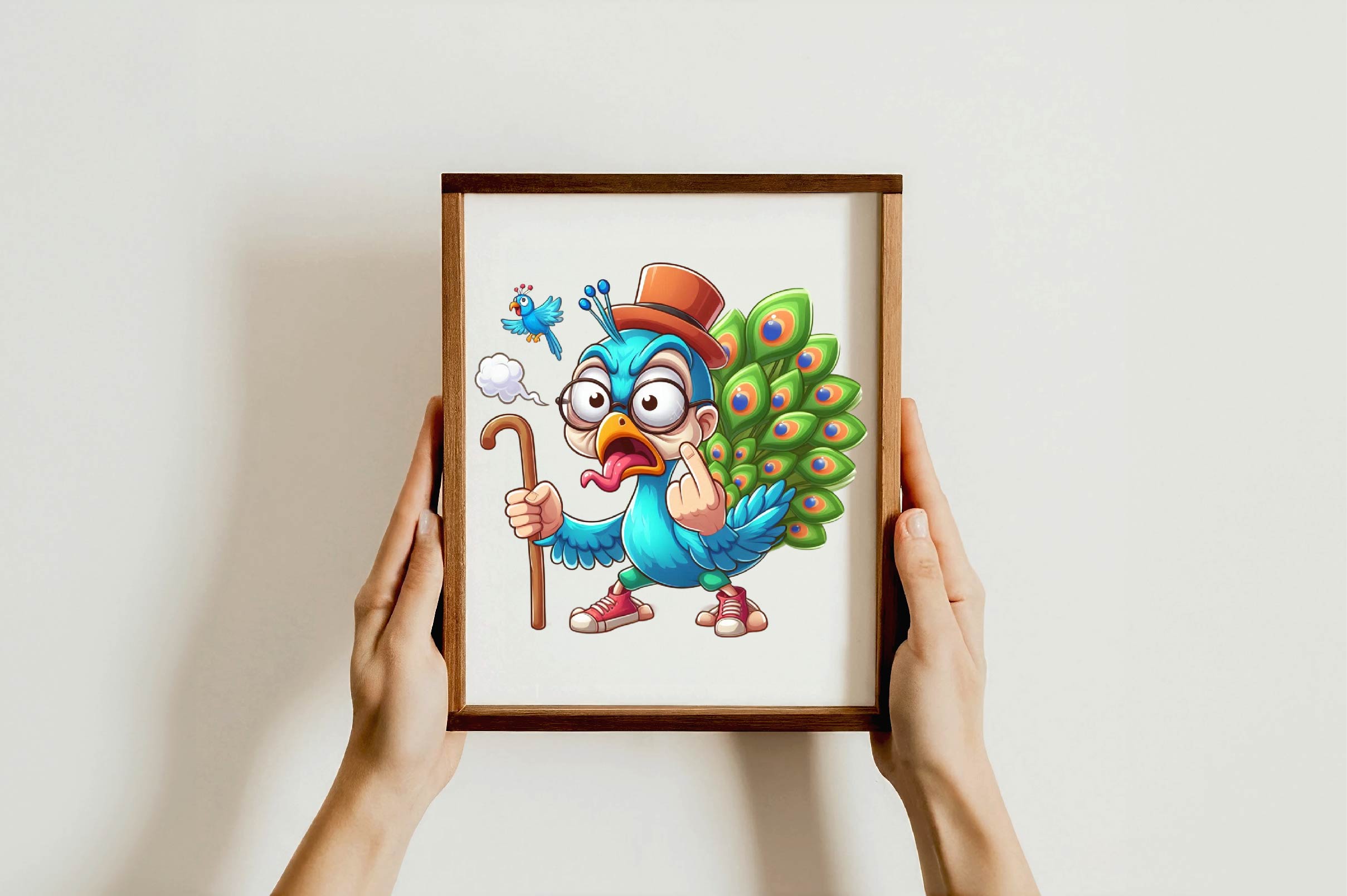 Cute Peacock Clipart Bundle 1 - CraftNest - Digital Crafting and Art