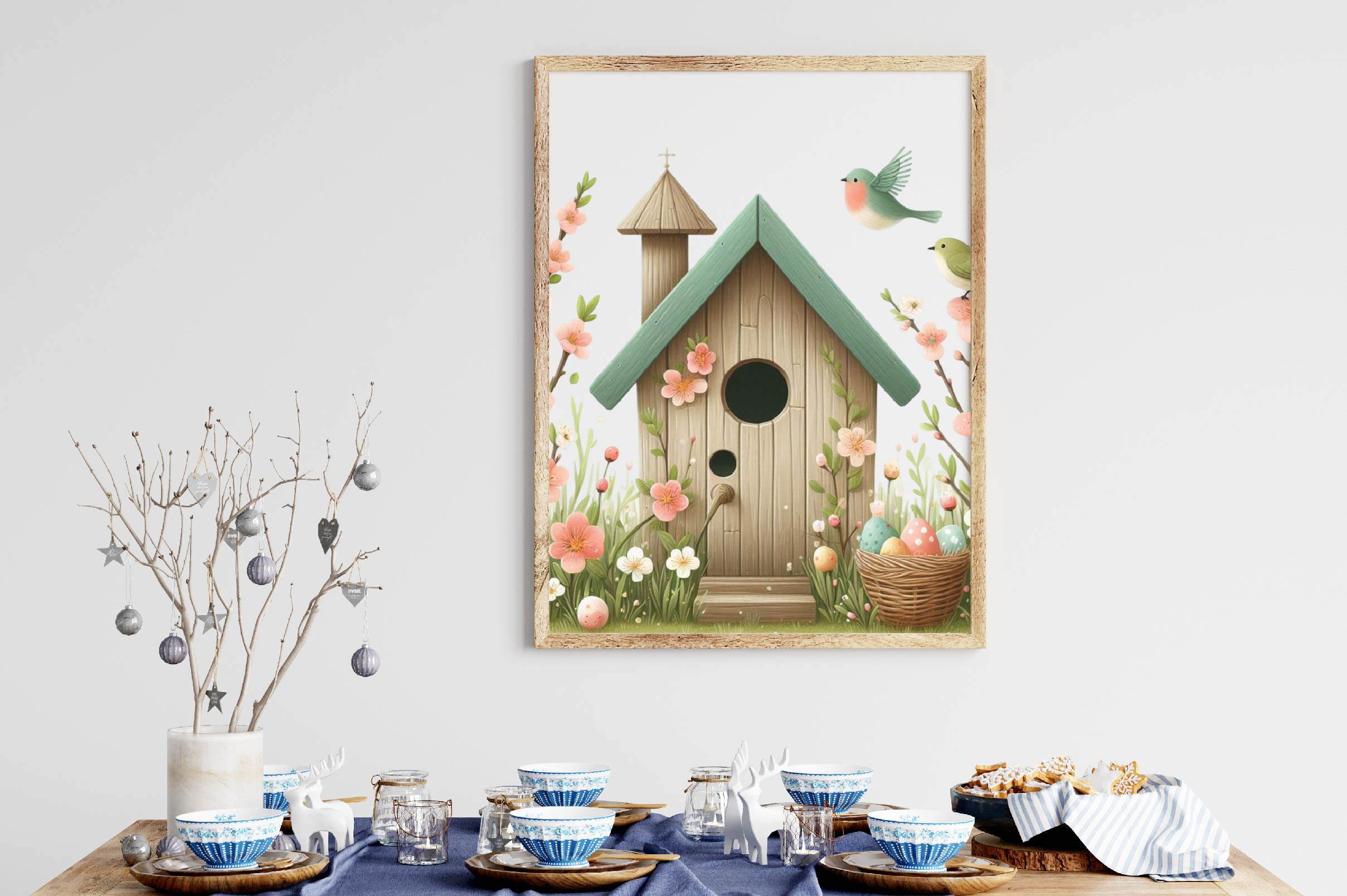 Spring Bird Houses Clipart Bundle - CraftNest - Digital Crafting and Art