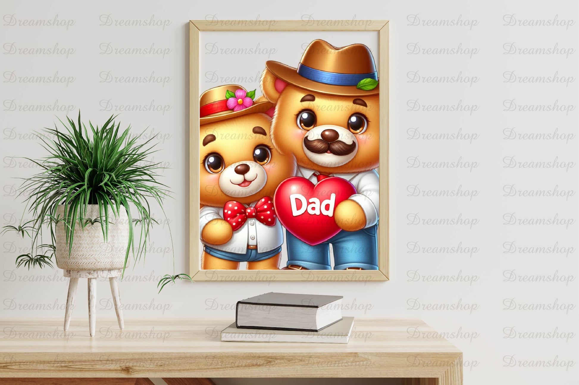 Father And Son Teddy Bear Clipart Bundle - CraftNest - Digital Crafting and Art