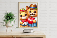 Father And Son Teddy Bear Clipart Bundle - CraftNest - Digital Crafting and Art