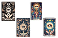 Magic And Celestial Tarot Card Clipart Bundle - CraftNest - Digital Crafting and Art