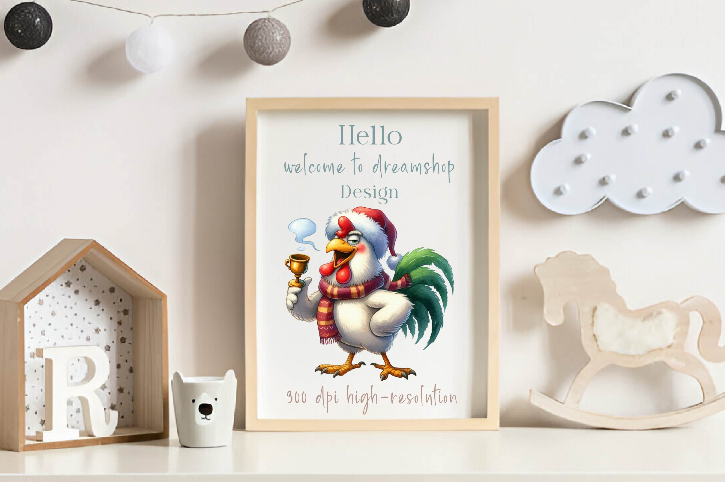 Christmas Funny Chicken Clipart Bundle - CraftNest - Digital Crafting and Art