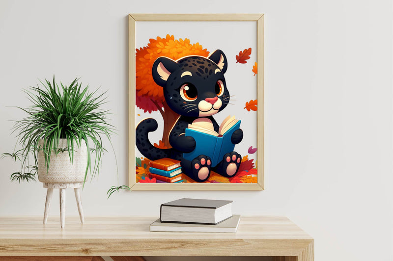 Cute Autumn Jaguar Clipart Bundle - CraftNest - Digital Crafting and Art