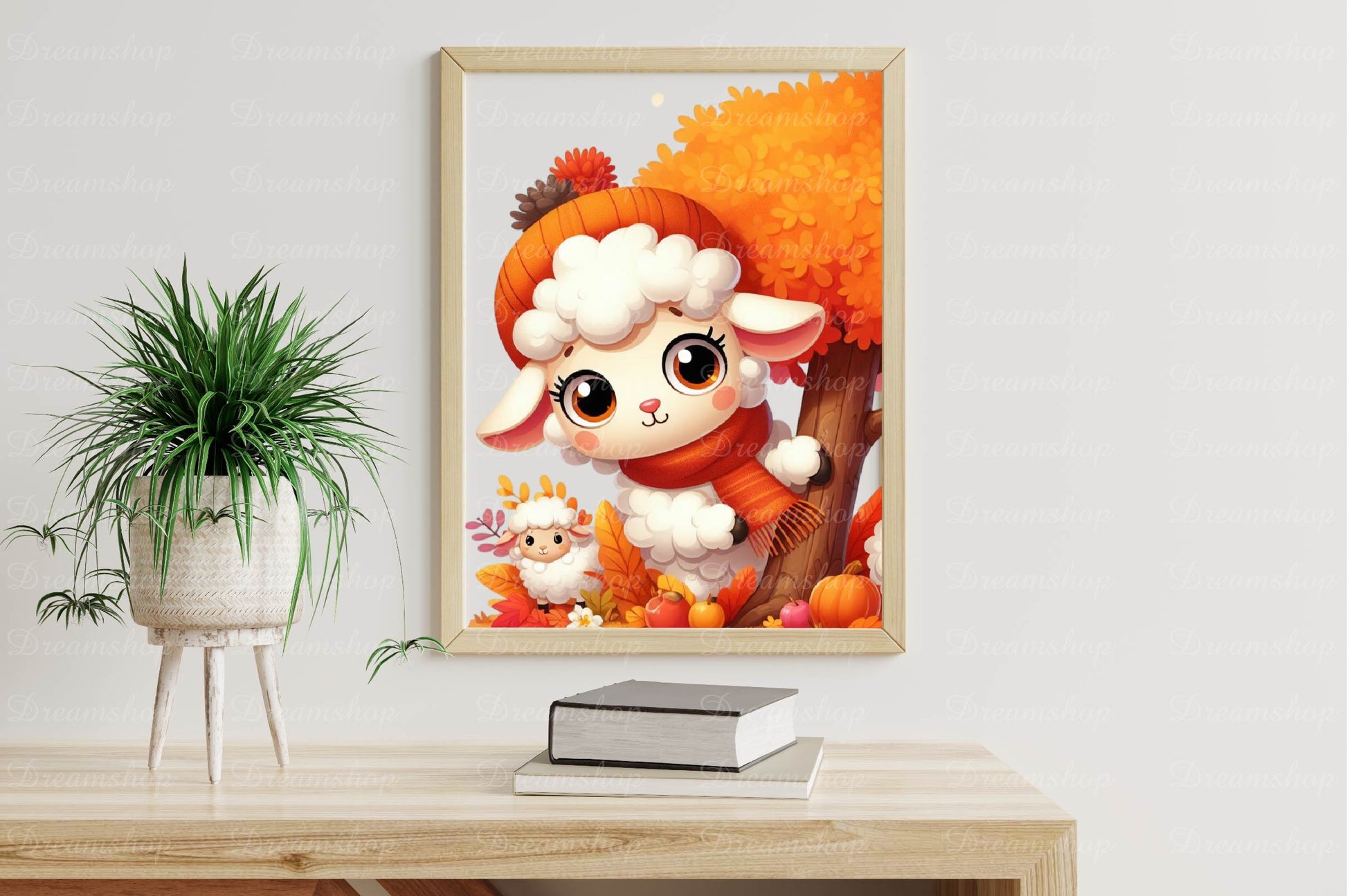 Cute Autumn Sheep Clipart Bundle - CraftNest - Digital Crafting and Art