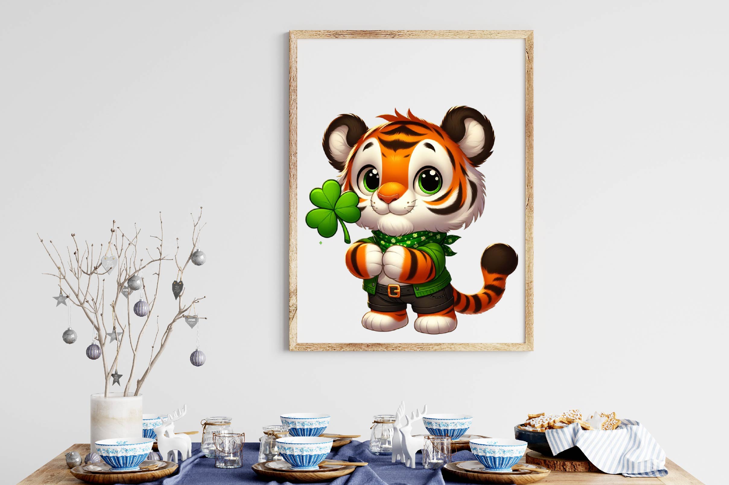 St Patricks Day Animals Clover Clipart Bundle - CraftNest - Digital Crafting and Art