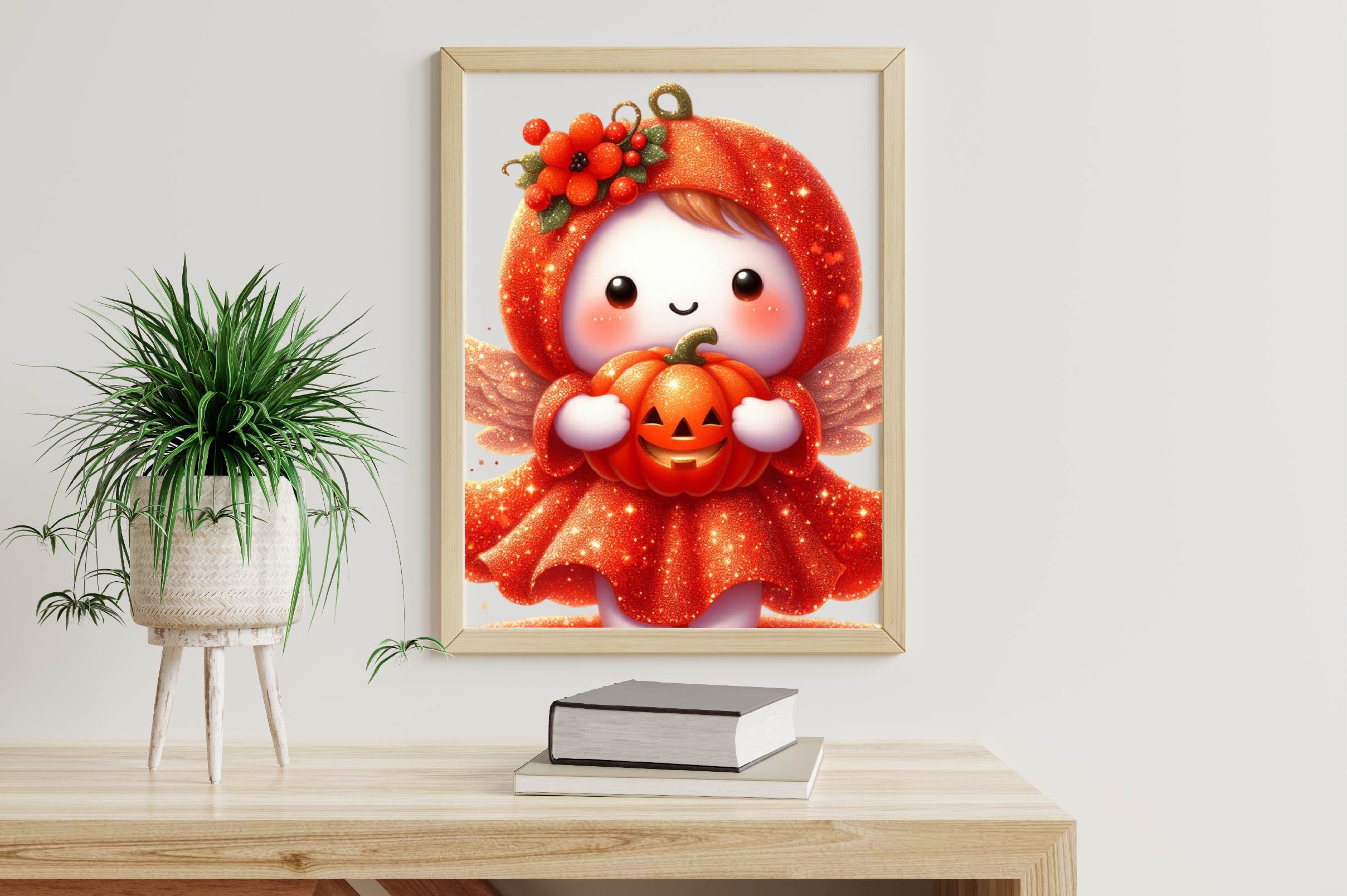 Halloween Cute Angel Clipart Bundle - CraftNest - Digital Crafting and Art