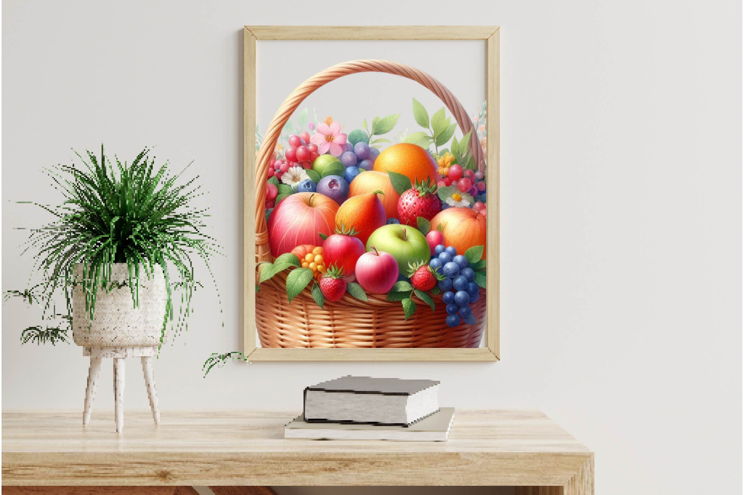 Summer Basket Clipart Bundle - CraftNest - Digital Crafting and Art