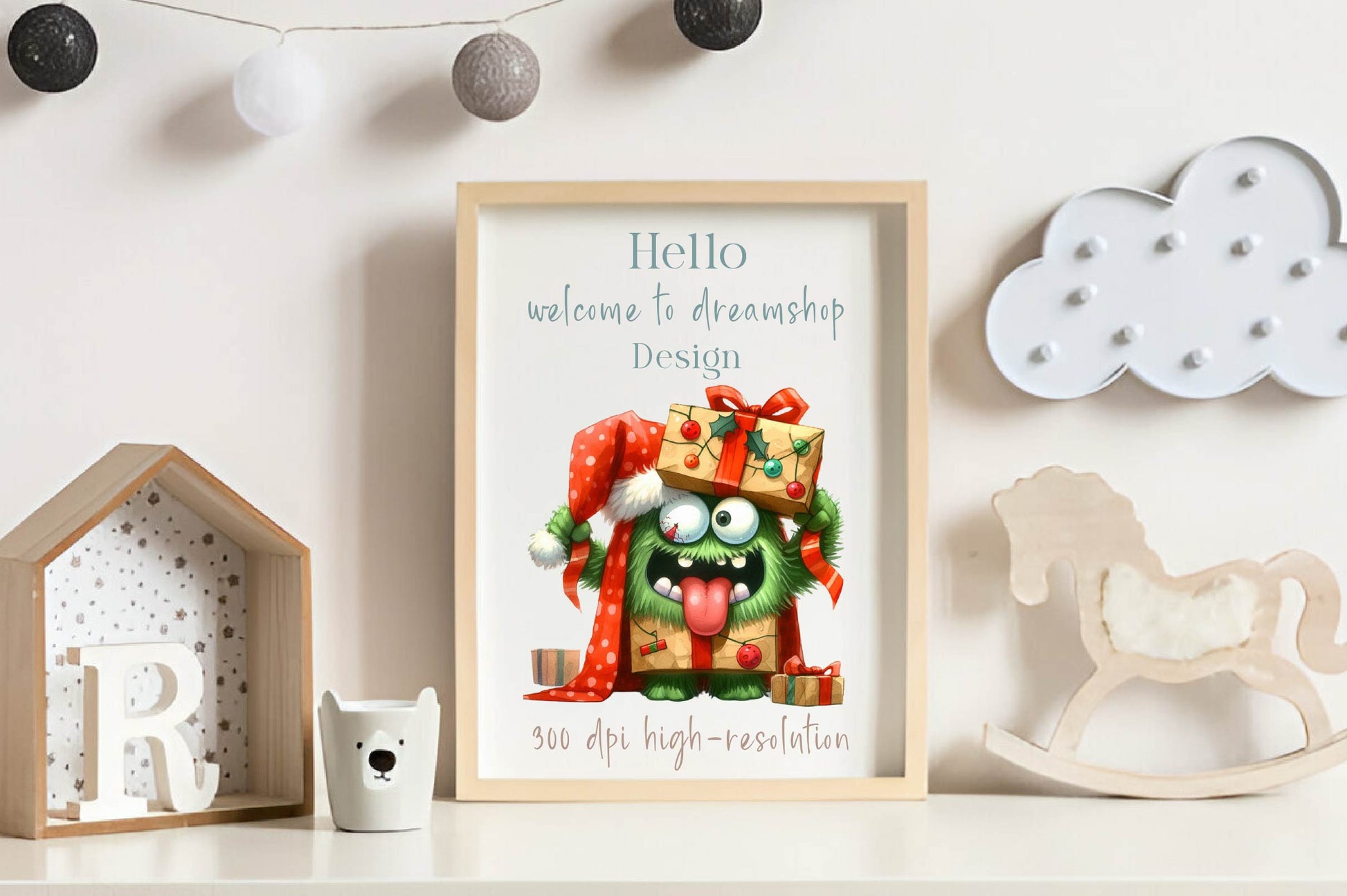 Christmas Funny Monster Clipart Bundle - CraftNest - Digital Crafting and Art