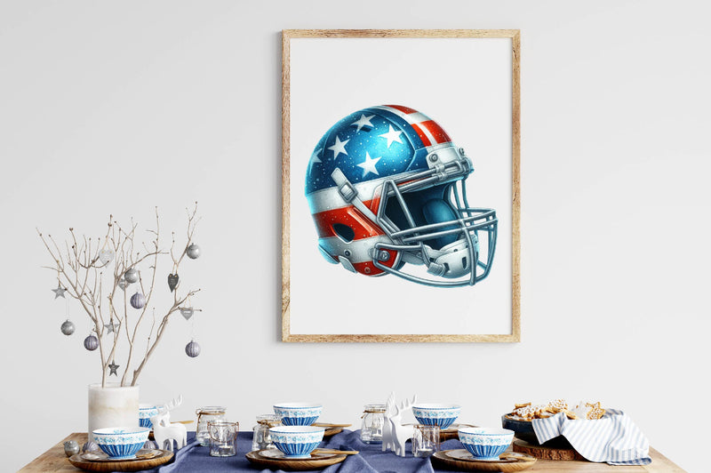 Football Helmet Clipart Bundle - CraftNest - Digital Crafting and Art