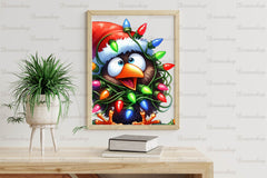 Funny Christmas Bird Clipart Bundle - CraftNest - Digital Crafting and Art