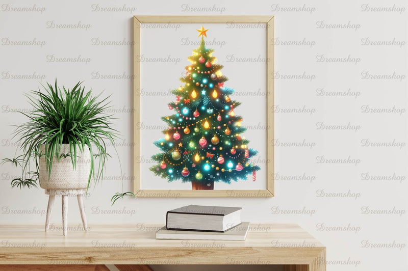 Christmas Tree Clipart Bundle 2 - CraftNest - Digital Crafting and Art