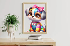 Cute Patchwork Dog Clipart Bundle - CraftNest - Digital Crafting and Art