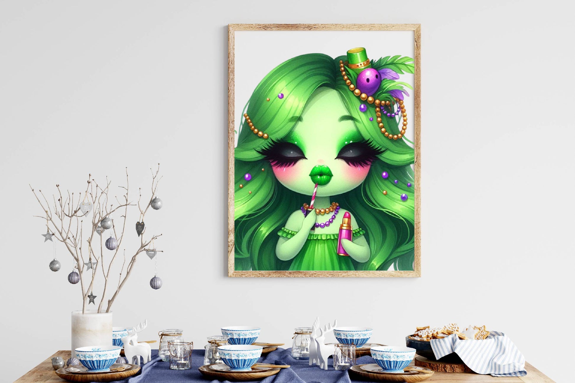 Mardi Gras Cute Girl Clipart Bundle 1 - CraftNest - Digital Crafting and Art