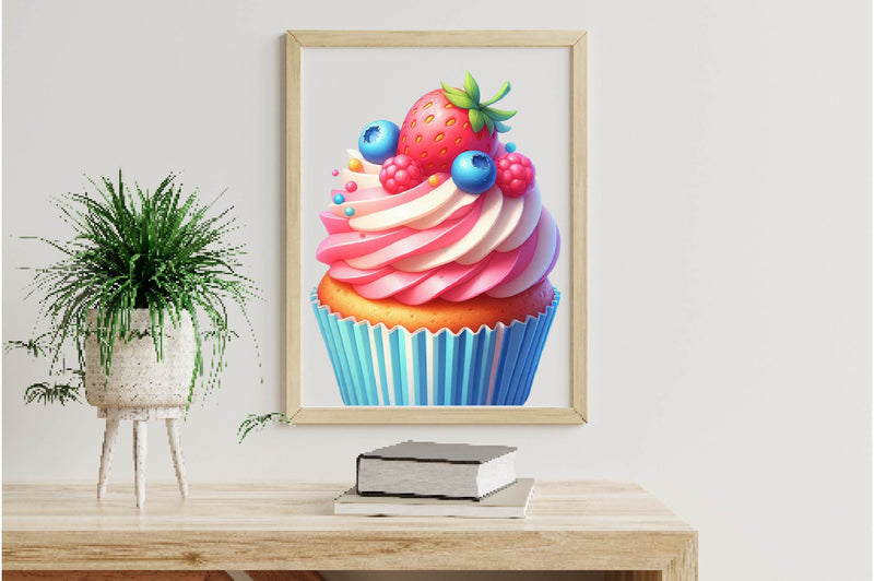 Summer Cupcake Clipart Bundle - CraftNest - Digital Crafting and Art