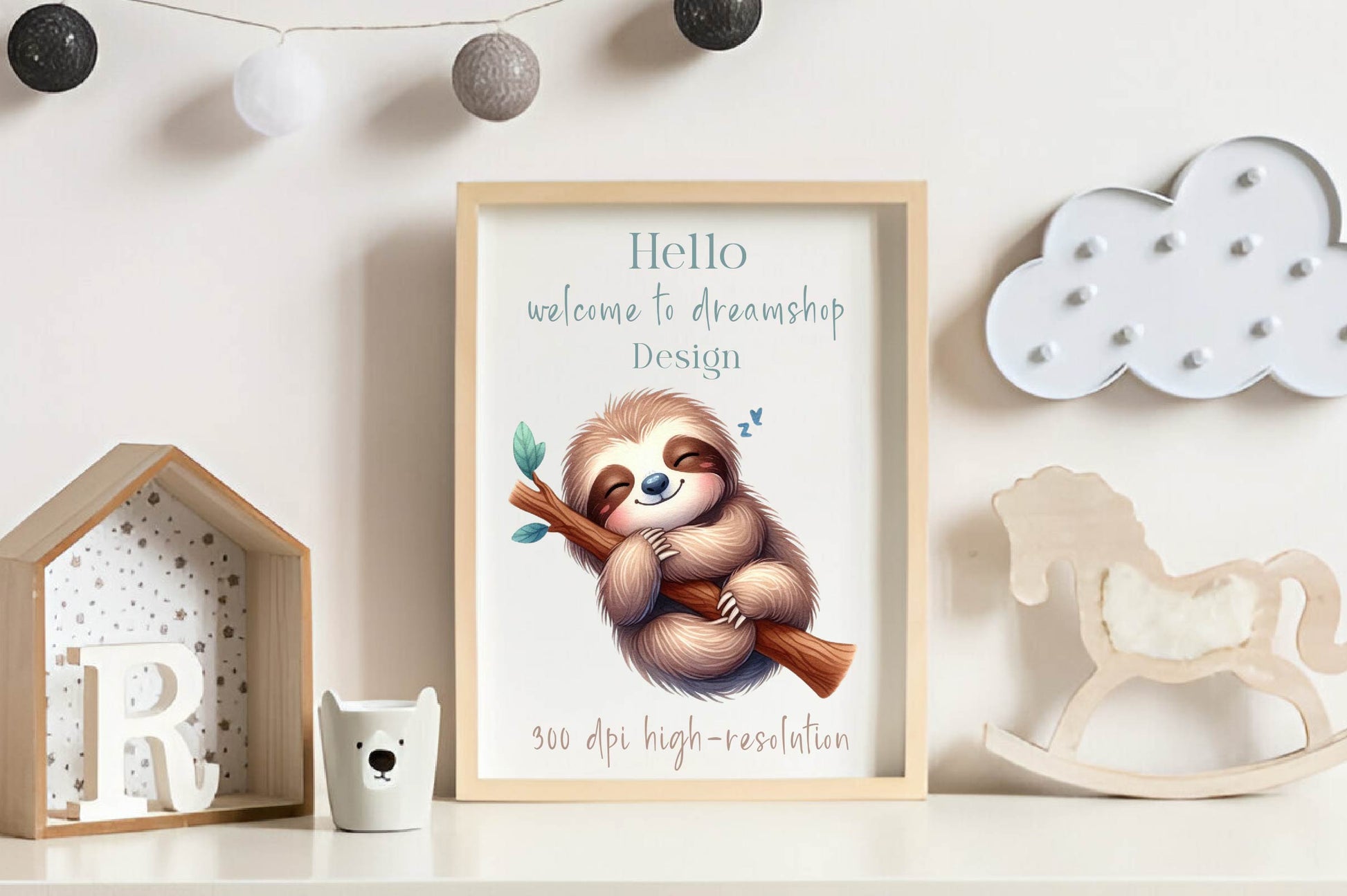 Sleepy Sloth Clipart Bundle 1 - CraftNest - Digital Crafting and Art