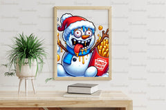 Funny Snowman Clipart Bundle - CraftNest - Digital Crafting and Art