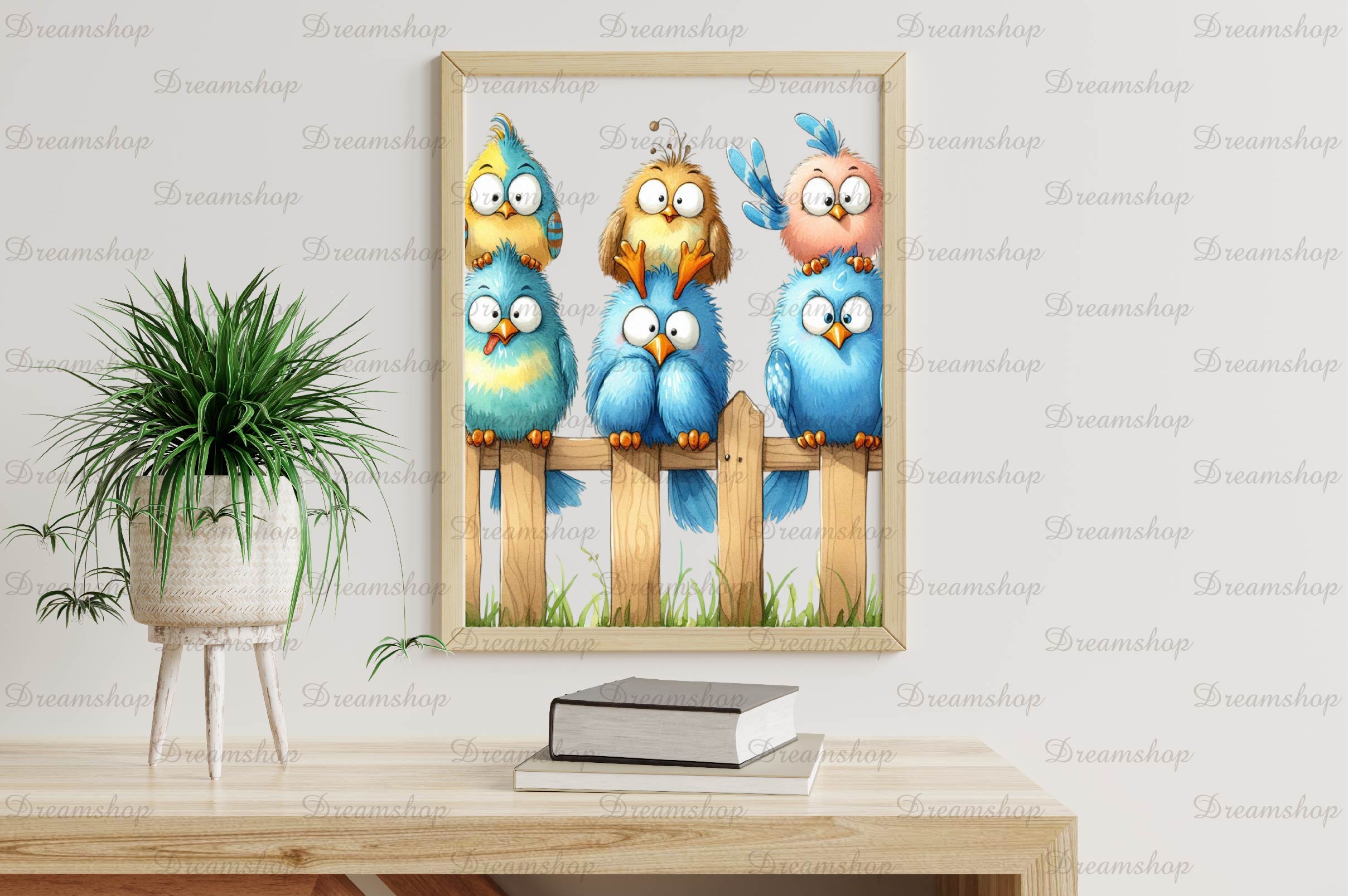 Funny Quirky Bird Clipart Bundle - CraftNest - Digital Crafting and Art