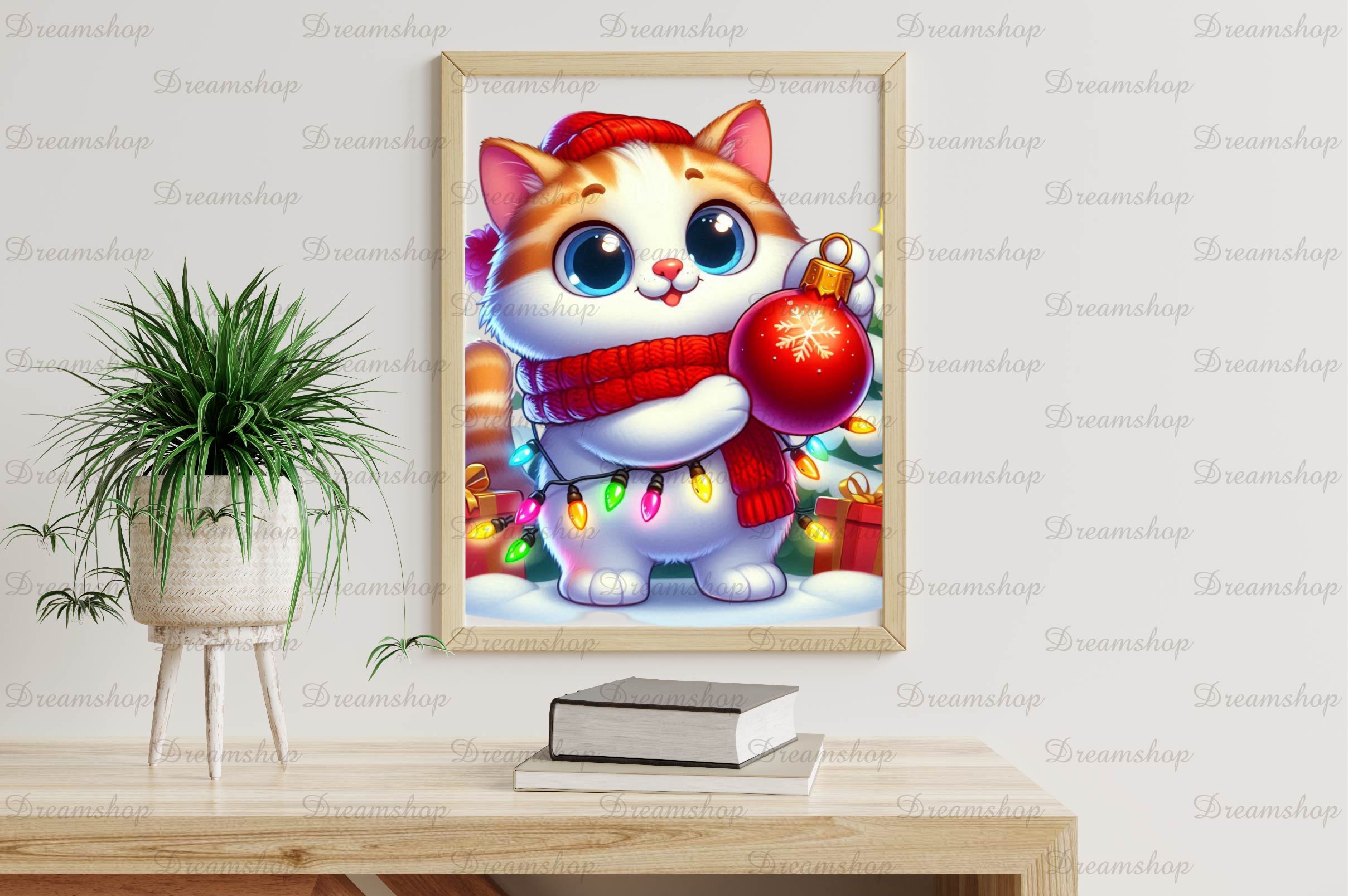 Christmas Cat Clipart Bundle - CraftNest - Digital Crafting and Art