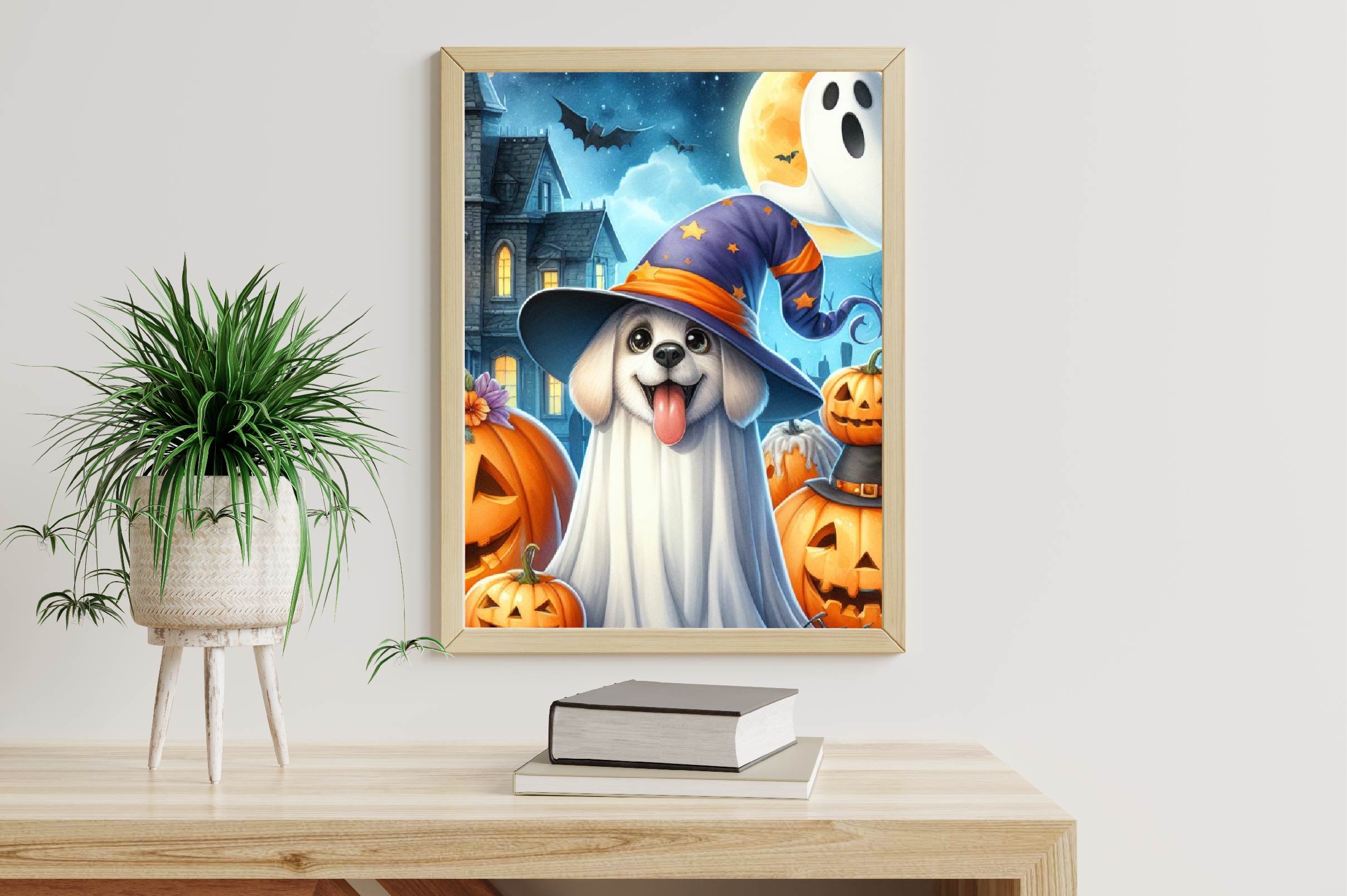 Ghost Dog Clipart Bundle - CraftNest - Digital Crafting and Art