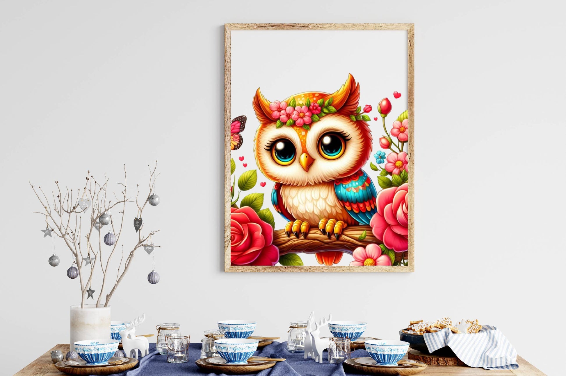 Floral Cute Owl Clipart Bundle - CraftNest - Digital Crafting and Art