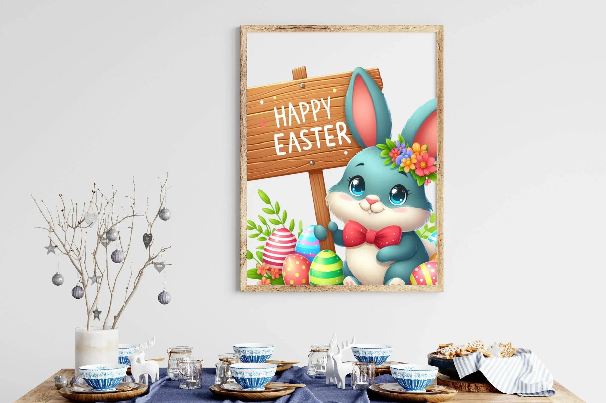 Happy Easter Bunny Sign Clipart Bundle - CraftNest - Digital Crafting and Art