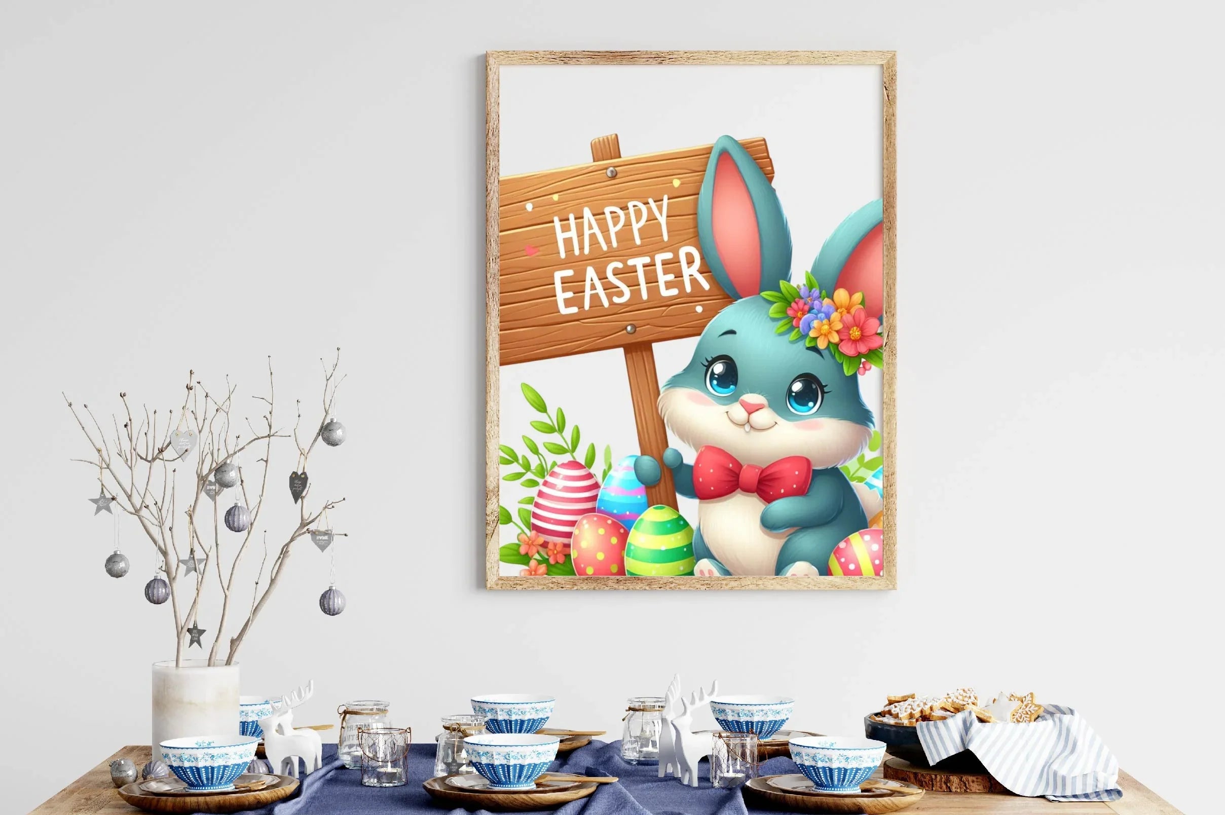 Happy Easter Bunny Sign Clipart Bundle - CraftNest - Digital Crafting and Art