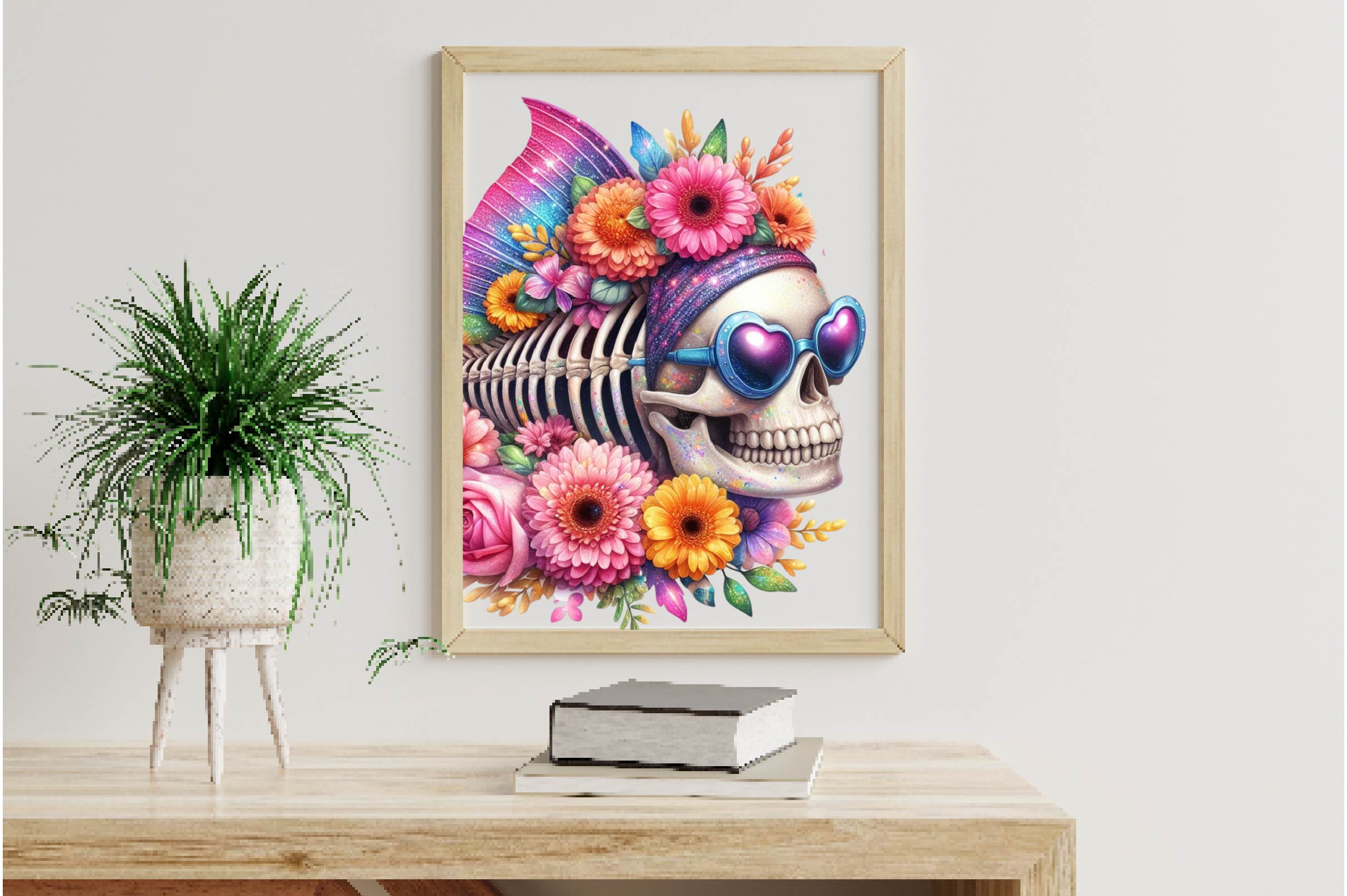 Funny Fish Skeleton Clipart Bundle - CraftNest - Digital Crafting and Art