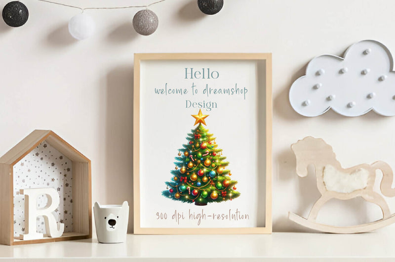 Christmas Tree Clipart Bundle 1 - CraftNest - Digital Crafting and Art